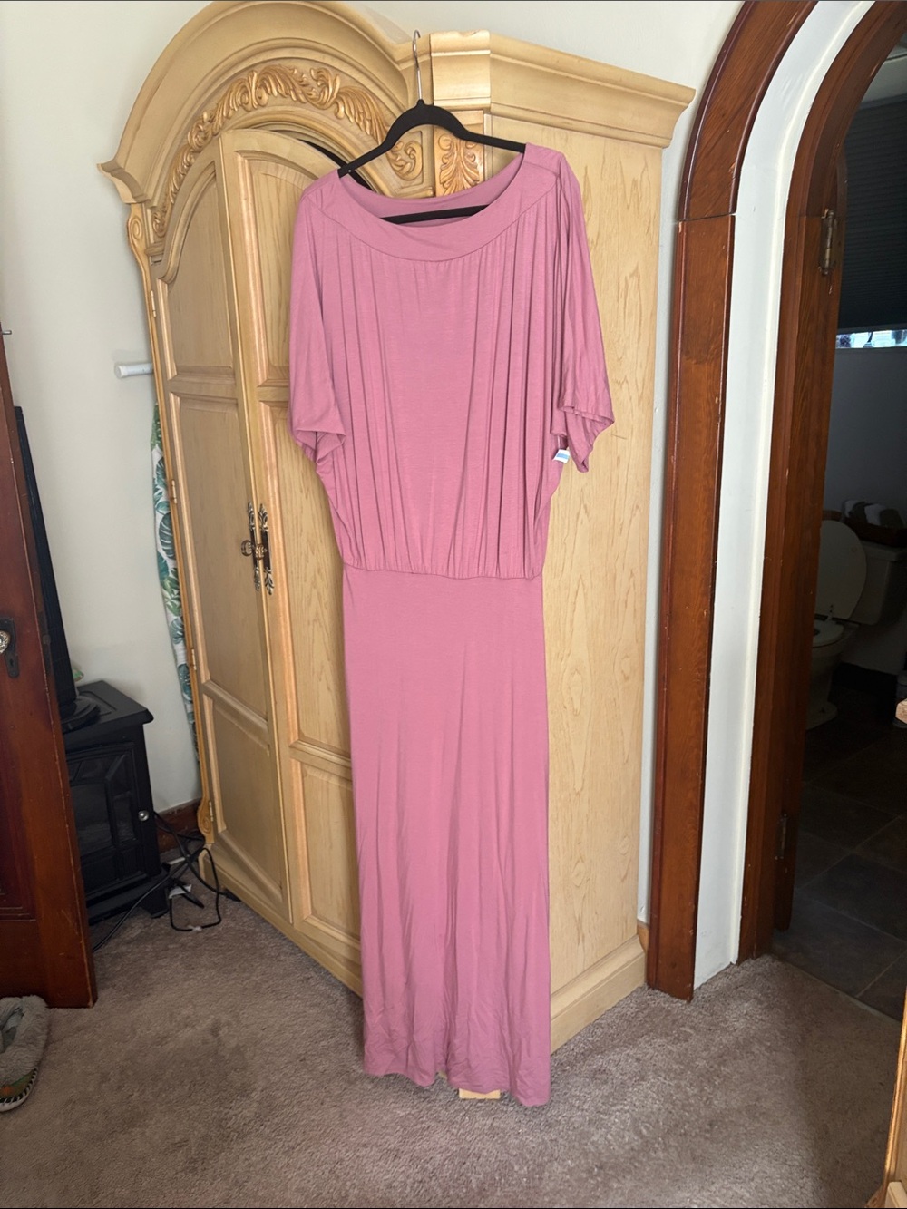 Go Couture Dusty Rose Maxi Dress